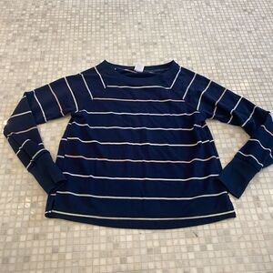 Stars Above Navy Striped Sweatshirt